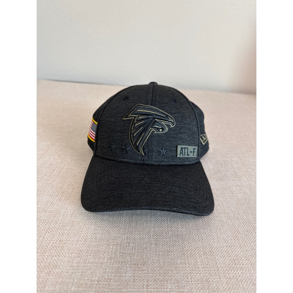 New Era Atlanta‎ Falcons Salute to Service 39THIRTY Hat Mens Small Medium Black